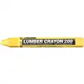 Lumber Crayon, Yellows Color Family, Hex Tip Shape, -20&deg;F Min. Temp., 12 PK