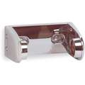 Toilet Paper Holder, No Series, Double Post, (1) Roll, Polished