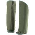 Snake Gaiters, Canvas, Olive, Size 17 H (Front)/12 H (Back) in