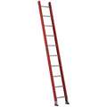 Louisville 10 ft. Fiberglass Straight Ladder with 300 lb. Load Capacity, D-Rungs