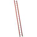 Louisville 16 ft. Fiberglass Straight Ladder with 300 lb. Load Capacity, D-Rungs