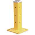 18-1/2" H Bolt On Corner Post, Safety Yellow