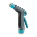 Gilmour Spray Nozzle: 100 psi Max. Pressure, Trigger, 3/4 in GHT, Plastic, Aqua, Pistol Grip