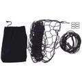 Nylon Cargo Net with Snap Hooks, 8 ft. L x 5 ft. W, Black