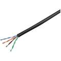 Monoprice Unshielded Data Cable, Jacket Color: Black, Number of Conductor Pairs: 4, 1000 ft. Length