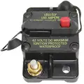 Velvac Type III Series Automotive Circuit Breaker, Plug In Mounting, 100 Amps, Blade Terminal Connection