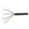 Monoprice Data Cable, Black Jacket Color, Total Number of Conductors - Data Cable 8 (4 Pair)