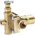 Unloader Pilot Valve: 1/2 in Inlet Size, 1/4 in Outlet Size, 1/2 in Exhaust Size, Brass