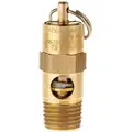 Pressure Relief Valve: Soft Seat, 1/4 in (M)NPT Inlet (In.), 3/16 in (F)NPT Outlet (In.)