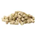 Natural Tapered Cork: 7 Trade Size, 5/8 in Bottom End Dia, 13/16 in Top End Dia, 1 in Lg, Tan, 80 PK