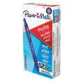 Paper Mate Ballpoint Pens, Pen Tip 1.0 mm, Barrel Material Plastic, Barrel Color Black, Pen Grip Textured