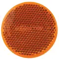 Imperial 2" Yellow Reflector Adhesive Mount