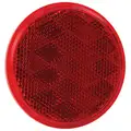 Imperial 3" Red Reflector Adhesive Mount