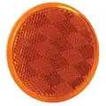 Imperial 3" Amber Reflector Adhesive