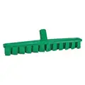 15-1/4" L Polyester Replacement Brush Head Deck Brush, Green