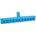 15-1/4" L Polyester Replacement Brush Head Deck Brush, Blue