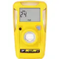 Single Gas Detector, 0 to 100 ppm Sensor Range, Audible, Vibrating, Visual Alarm Type