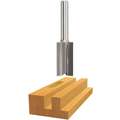 Bosch Straight Cut Profile Router Bit: Fractional Inch, Carbide Tipped, 1/2 in Cutter Dia., 2 Flutes