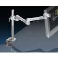 Hergo Flat Panel Desk Clamp Assembly: 14 in Extension, 9 in Overall Wd, 22 1/2 in Overall Dp