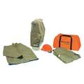 Salisbury 40.0 cal/sq cm Arc Flash Protection Clothing Kit, 4-HRC, Green, 2XL
