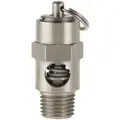 Air Safety Valve: Soft Seat, 1/4 in (M)NPT Inlet (In.), 275 psi Preset Setting (PSI)