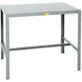 Fixed Height Work Table, Steel, 24" Depth, 18" Height, 36" Width,2000 lb. Load Capacity