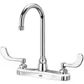 Gooseneck Kitchen/Bathroom Faucet: Zurn, AquaSpec, Chrome Finish, 2.2 gpm Flow Rate, ADA Compliance