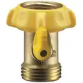 Nelson Garden Hose Adapter, Fitting Material Brass/Metal x Brass/Metal, Fitting Size 3/4" x 3/4 in