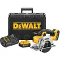 Dewalt DCS373P2 5-1/2" Cordless Circular Saw Kit, 20.0 Voltage, 3700 No Load RPM, Battery Included