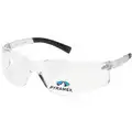 Pyramex Clear Scratch-Resistant Bifocal Safety Reading Glasses, +2.5 Diopter