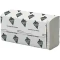 Tough Guy Paper Towel Sheets, Multifold, 1 Ply, Number of Sheets 250, PK 16