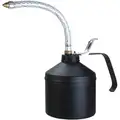 Westward Lever Oil Can: 16 oz Capacity, 9 in Spout Lg