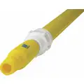 Vikan Aluminum Telescopic Handle for Broom, Squeegee, or Scraper, 62-113 inches, Yellow
