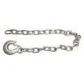 Safety Chain,Silver,3/8" Sz,6-