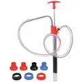 Hand Operated Pail Pump, Piston, Basic Pump with Discharge Hose, For Container Type Drum
