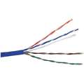 Carol Unshielded Category Cable, Jacket Color: Blue, Number of Conductor Pairs: 4, 1000 ft. Length