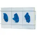 Bowman Mfg Co Glove Box Dispenser, White, Coated Wire, Holds: (3) Boxes, 16-21/64" Width