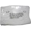 Imperial Multi-Purpose White Recycled Rags Lint Free, Recycled 100% Cotton Knit, 1 Pk of 42, 5 lb. Brick