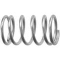 Compression Spring: Heavy Duty, Stainless Steel, 1 3/4 in Overall Lg, 0.049 in Wire Dia., 10 PK