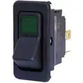 Eaton Rocker Switch, Contact Form: SPST, Number of Connections: 3, Terminals: 0.250" Quick Connect Tab