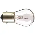 Mini Bulb, Trade Number 7506, 21 Watts, S8, Single Contact Bayonet (BA15s), Clear, 12 V