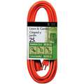 Imperial 25 ft., Heavy Duty Extension Cord, 125 V, 16/3, Orange