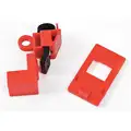 Circuit Breaker Lockout, 120/277, Clamp-On Lockout Type, Polypropylene and Nylon