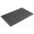 Wearwell Interlocking Antifatigue Mat Tile: Interlocking Antifatigue Mat Center Tile, 3 ft. x 5 ft., Black