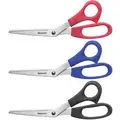 Scissors, Multipurpose, Straight, Right Hand, Stainless Steel, Length of Cut: 3-3/16"
