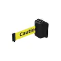 Tensabarrier Retractable Belt Barrier, Yellow with Black Text, Caution - Do Not Enter
