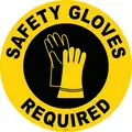 Anti-Slip Floor Sign, Sign Format Other Format, Safety Gloves Required, Sign Header No Header