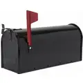 Tapco Steel Mailbox,Type 1,Black