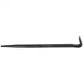 Pry Bars, Rolling Head Pry Bar, Overall Length 16", Overall Width 1/2", Steel