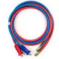 Rubber Ab Hose 15Ft Set With Handle Blue And Red